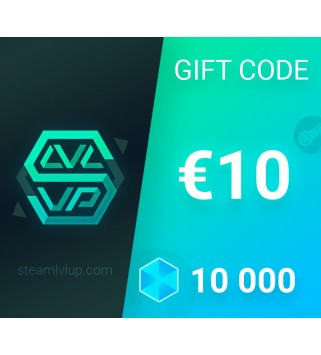 SteamlvlUP €10 Gift Code Key GLOBAL
